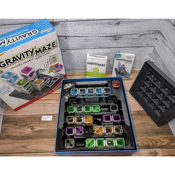 ThinkFun Gravity Maze Marble Run Brain Game Board Game! Retail $43! - Picture 4 of 6
